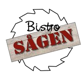 Bistro Sågens logotyp av en såg